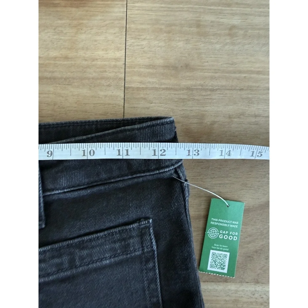 GAP Kids '70s Flare High Rise Jeans – Girls Size 10 – Black‎ Wash – NWT